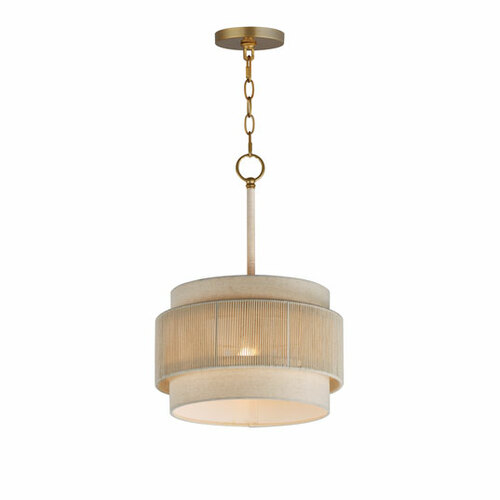 Seacliff 16-Inch Pendant in Natural Aged Brass by Maxim Lighting