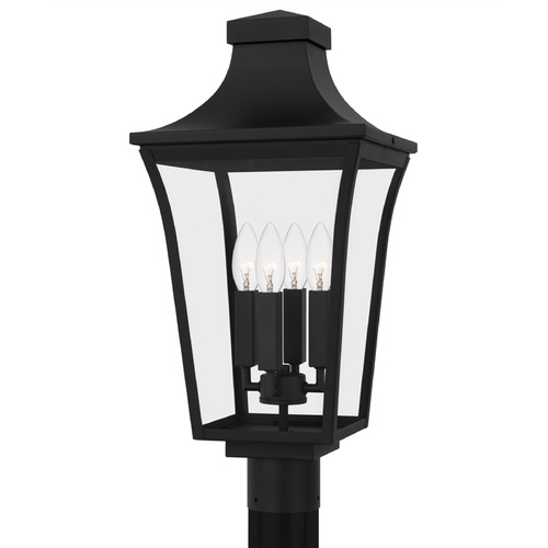 Quoizel Lighting Quentin Earth Black Post Light