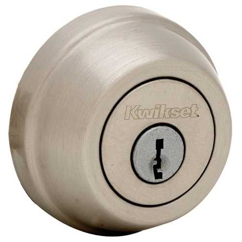 Kwikset Hardware Reversible Single-Cylinder Deadbolt 780-15-6AL RCS KA6