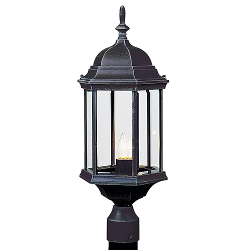 Craftmade Lighting Cast Aluminum 21.50-Inch Outdoor Post Light in Matte Black by Craftmade Lighting Z695-05