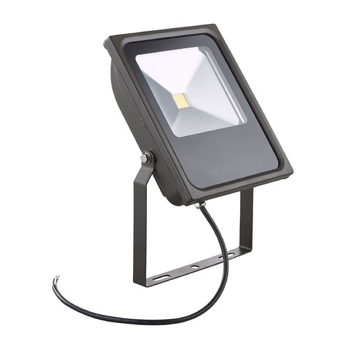 LED Flood Light Bronze 50-Watt 120v-277v 4650 Lumens 5000K 110 Degree Beam Spread
