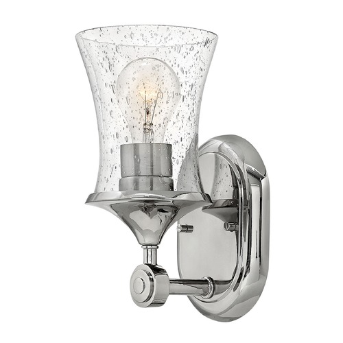 Hinkley Seeded Glass Sconce Polished Nickel Hinkley 51800PN