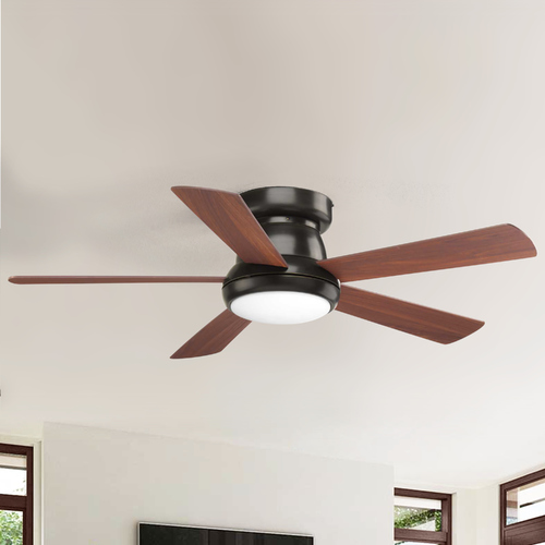 Vox Antique Bronze LED Ceiling Fan by Progress Lighting