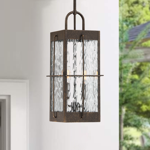 Quoizel Lighting Ward Gilded Bronze Outdoor Hanging Light by Quoizel Lighting WAR1908GZ