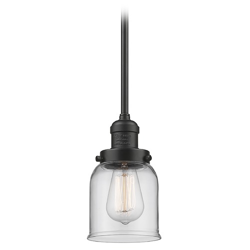 Innovations Lighting Innovations Lighting Small Bell Oil Rubbed Bronze Mini-Pendant Light with Bell Shade 201S-OB-G52