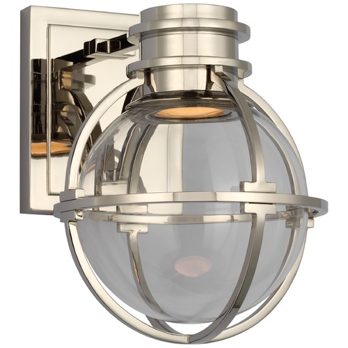 Visual Comfort Signature Collection Chapman & Myers Gracie LED Sconce in Polished Nickel by Visual Comfort Signature CHD2480PNCG