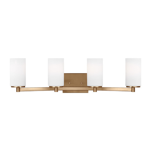 Generation Lighting Hettinger 29-Inch Satin Brass Bathroom Light by Generation Lighting 4439104-848