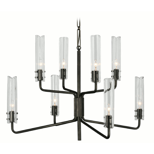 Visual Comfort Signature Collection Aerin Casoria Medium Two-Tier Chandelier in Bronze by VC Signature ARN5483BZCG