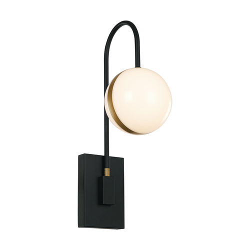 Alora Lighting Alora Lighting Tagliato Matte Black & Brushed Gold LED Sconce WV302001MBBG