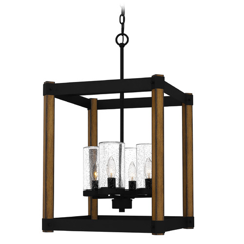 Quoizel Lighting Rylan Outdoor Hanging Light in Matte Black by Quoizel Lighting RYN2817MBK