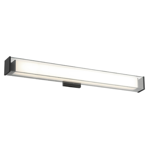 Cardenne Matte Black LED Vertical Bathroom Light by Matteo Lighting