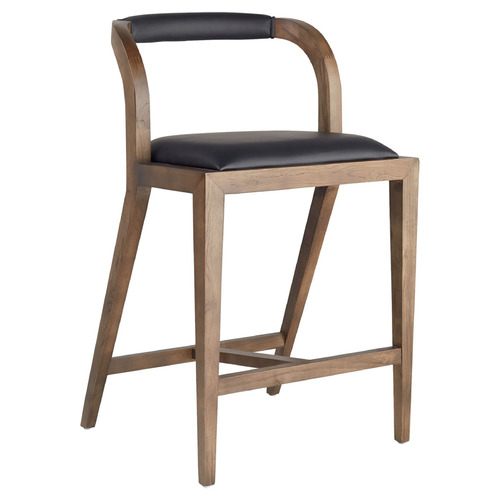 Cyan Design Caracalla Black and Brown Barstool