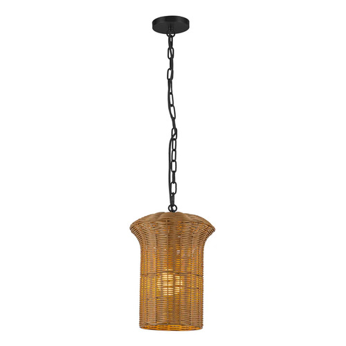 Alora Lighting Kai Matte Black Pendant Light with Cylindrical Shade