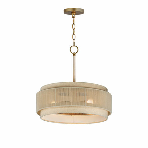 Maxim Lighting Seacliff 20-Inch Pendant in Natural Aged Brass by Maxim Lighting 12813OFNAB