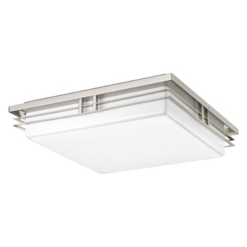 Helm Brushed Nickel LED Flush Mount by Progress Lighting