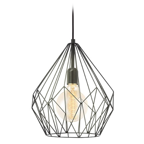 Eglo Lighting Carlton Black Pendant by Eglo Lighting 49257A