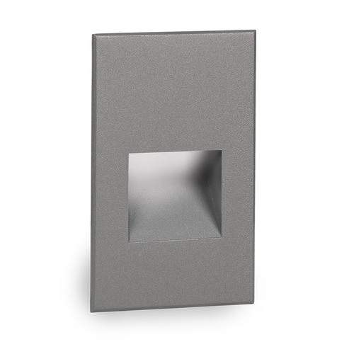 WAC Lighting Graphite LED Recessed Step Light with White LED by WAC Lighting WL-LED200F-C-GH