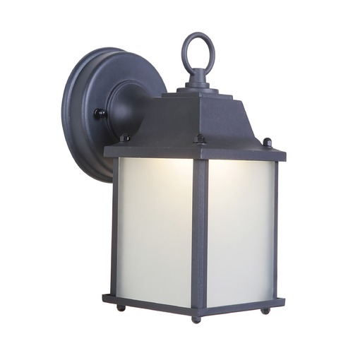8.66-Inch Textured Matte Black LED Outdoor Wall Light by Craftmade Lighting