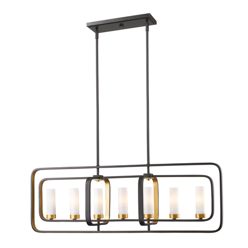 Z-Lite Aideen Bronze Gold Linear Light by Z-Lite 6000-7L-BZGD
