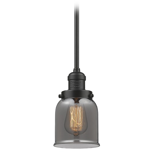 Innovations Lighting Innovations Lighting Small Bell Oil Rubbed Bronze Mini-Pendant Light with Bell Shade 201S-OB-G53