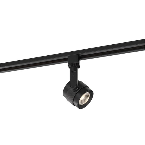 12W LED Piston Series Black Track Head 24-Degree Beam 3000K by Nuvo Lighting