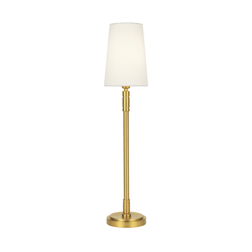 Visual Comfort Studio Collection Thomas OBrien 27.38-Inch Beckham Classic Burnished Brass Buffet Lamp by Visual Comfort Studio TT1021BBS1