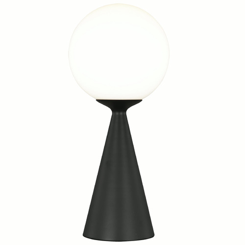 Galassia Table Lamp in Midnight Black by Visual Comfort Studio
