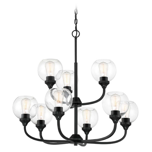 Glenda Flat Black Chandelier by Craftmade Lighting