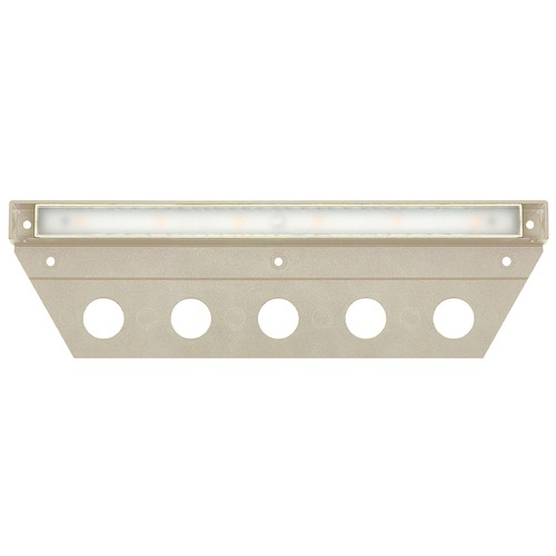 Hinkley Nuvi 10-Inch Wide 12V LED Deck Light in Sandstone 2700K by Hinkley Lighting 15448ST