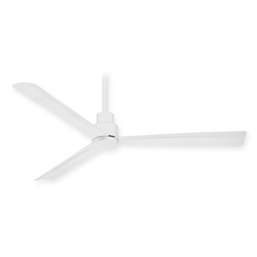 Minka Aire Simple 44-Inch Ceiling Fan in Flat White by Minka Aire F786-WHF