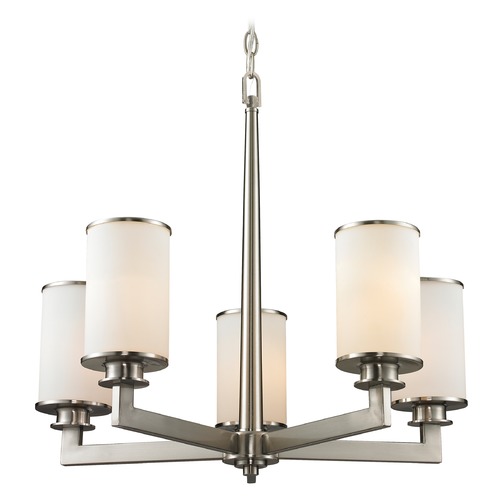 Savannah Brushed Nickel Chandelier by Z-Lite