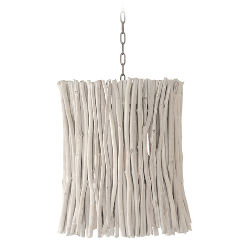 Cara 4-Light Pendant in Brushed Pewter by Capital Lighting