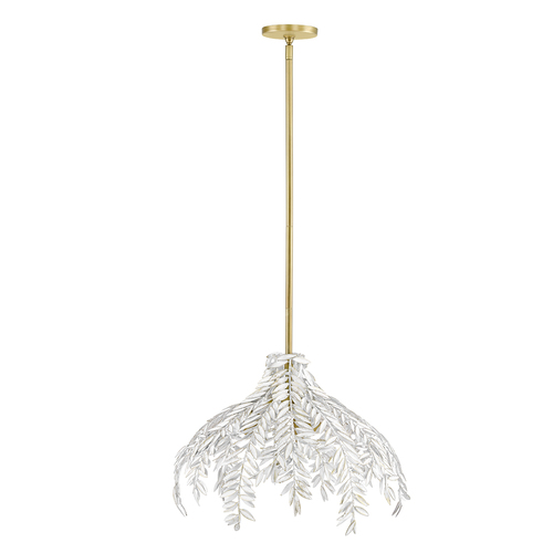 Jalore 3-Light 22-Inch Pendant in Gold & White by Eurofase Lighting
