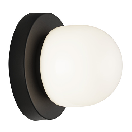 Matteo Lighting Pizzazz Matte Black LED Sconce