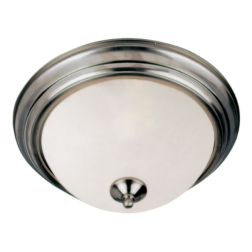 Essentials Satin Nickel Flush Mount by Maxim Lighting