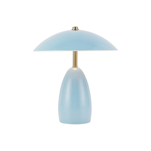 Alora Lighting Poppy Cerulean LED Table Lamp with Bowl / Dome Shade