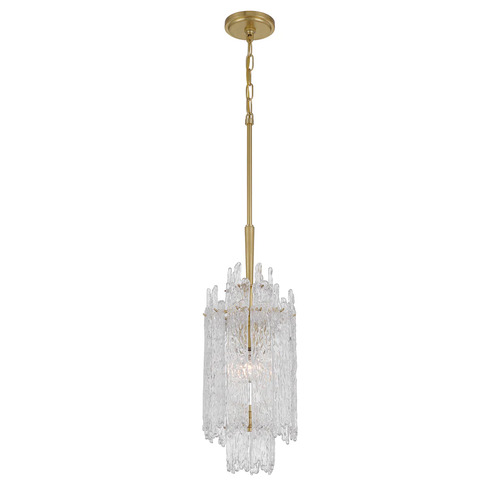 Crystorama Lighting Libby Langdon Ackerly Mini Pendant in Aged Brass by Crystorama ACK-921-AG