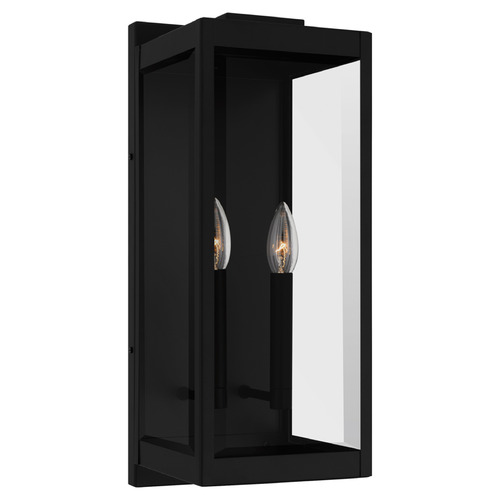 Quoizel Lighting Quoizel Lighting Eastover Earth Black Outdoor Wall Light EVR8407EK