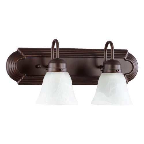 Oiled Bronze Bathroom Light by Quorum Lighting