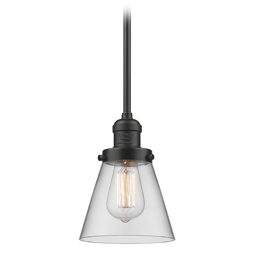 Small Cone Oil Rubbed Bronze Mini Pendant by Innovations Lighting