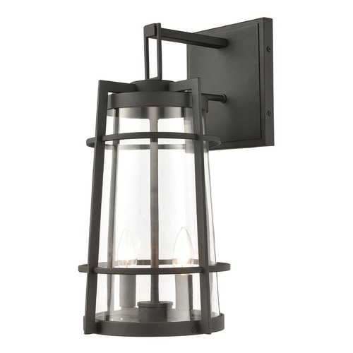 Elk Lighting Elk Lighting Crofton Charcoal Outdoor Wall Light 45492/2