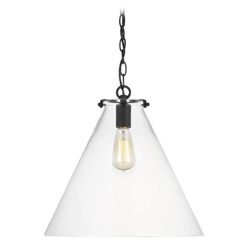 Visual Comfort Studio Collection Kate Midnight Black Pendant by Visual Comfort Studio 6592101-112