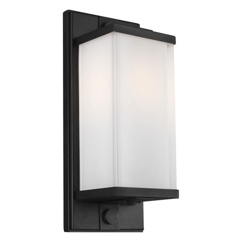 Generation Lighting Thomas OBrien Logan 11.50-Inch Tall Aged Iron Linear Short Sconce by Generation Lighting TV1211AI