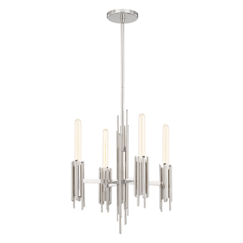 Alora Lighting Elisa Carlucci Torres Polished Nickel Chandelier