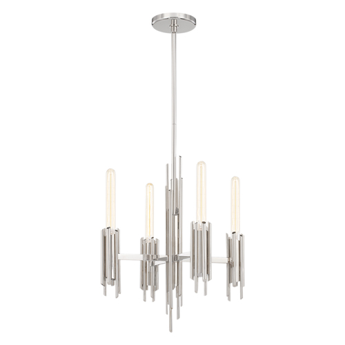 Alora Lighting Alora Lighting Elisa Carlucci Torres Polished Nickel Mini-Chandelier CH335019PN