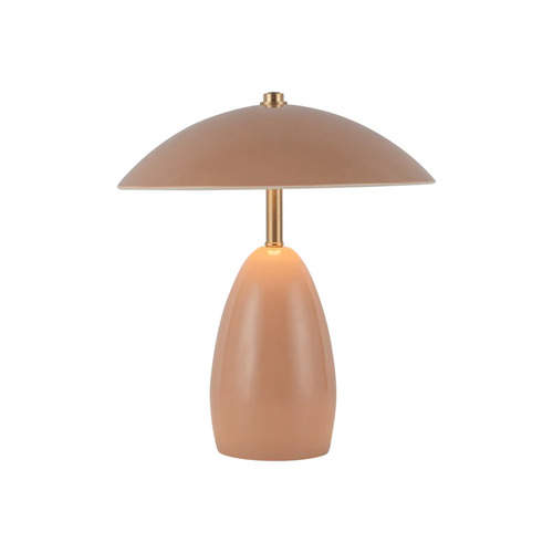 Alora Lighting Poppy Peach LED Table Lamp with Bowl / Dome Shade