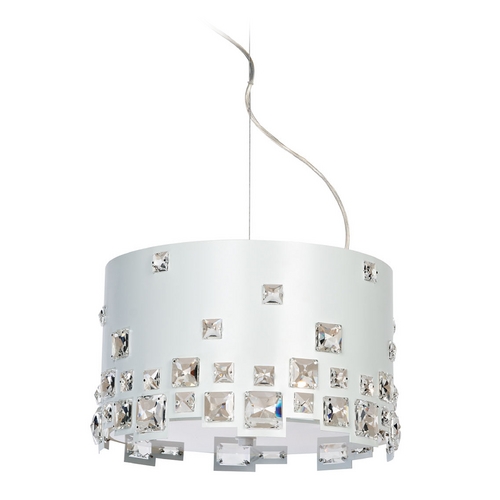 Isabella White Pendant by Lite Source Lighting