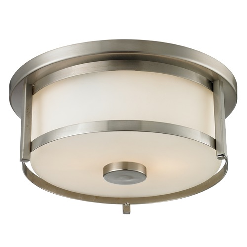 Z-Lite Savannah Brushed Nickel Flush Mount by Z-Lite 412F11