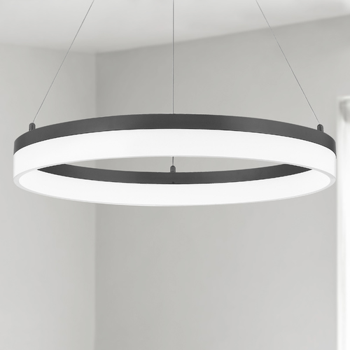 Cohen Oil Rubbed Bronze LED Pendant by Quoizel Lighting