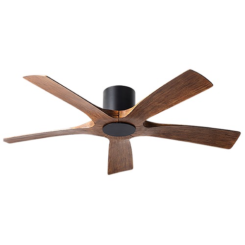 Modern Forms by WAC Lighting Modern Forms Aviator 5 Matte Black Ceiling Fan Without Light FH-W1811-5-MB/DK